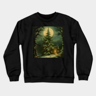 Vintage Hold To Light Christmas Tree Crewneck Sweatshirt